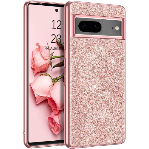 UNKNOWN  Google Pixel 7 Case Slim Glitter Google Pixel 7 5G Case Bling Anti Scratch Sparkly for Girls Women Protective