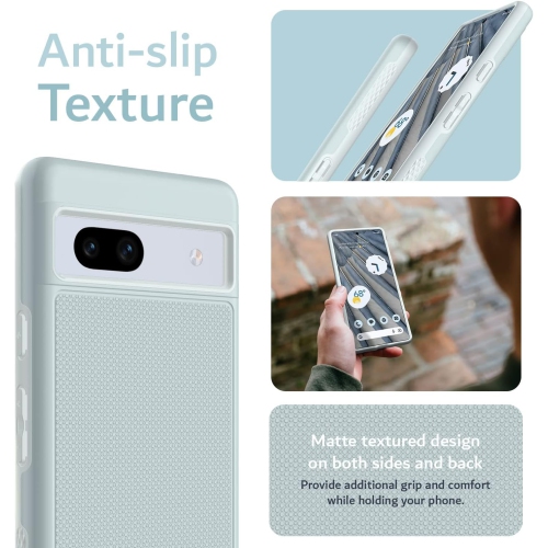 DualShield Grip Designed for Google Pixel 7a 5G Case 6.1 inch, [MergeGrip] Military Grade Dual Layer