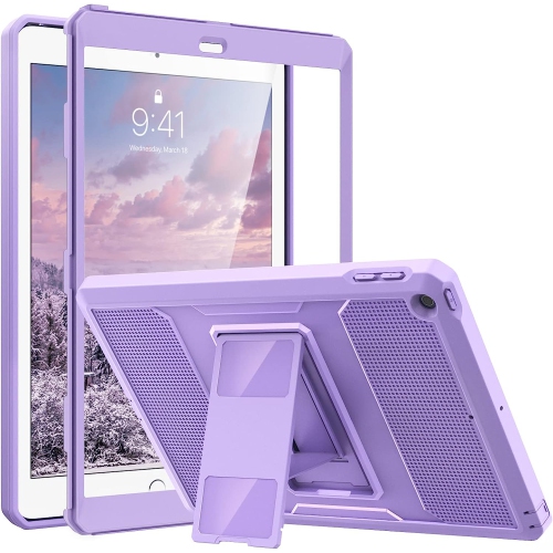 UNKNOWN  Case Fit 2018/2017 Ipad 9.7 6Th/5Th Generation - [Heavy Duty] Shockproof Full Body Rugged Hybrid Cover