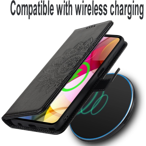 Etui – Portefeuille étui Moto G Power 2021 avec porte-carte, étui pour téléphone G Power 2021 de Motorola pour femmes, téléphone à fleur rabattable