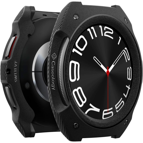 Vault Compatible with Samsung Galaxy Watch 6 Classic Case 43mm - Matte Black