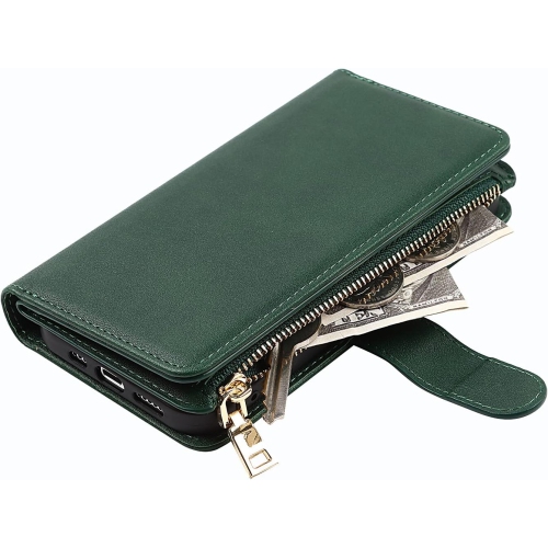 etui Coque iPhone 13 Mini Case,iPhone 13 Mini Wallet Case,iPhone 13 Mini Crossbody Phone Case with Strap,Leather