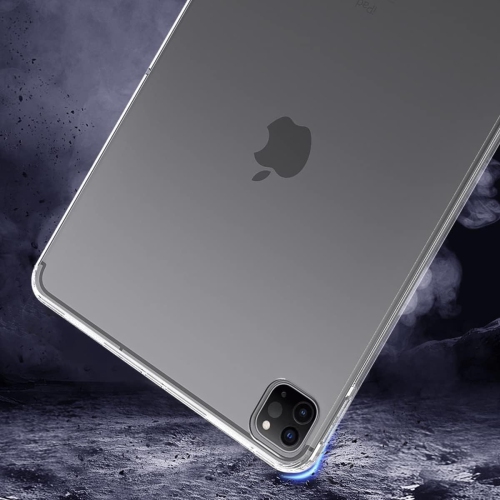 Asgens Clear Case for iPad Pro 11’’, Support Apple Pencil Charging Slim Lightweight Soft TPU Silicone Shock Absorption
