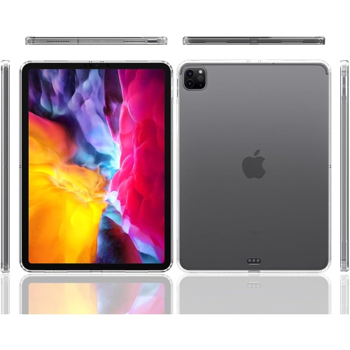 Asgens Clear Case for iPad Pro 11’’, Support Apple Pencil Charging Slim Lightweight Soft TPU Silicone Shock Absorption