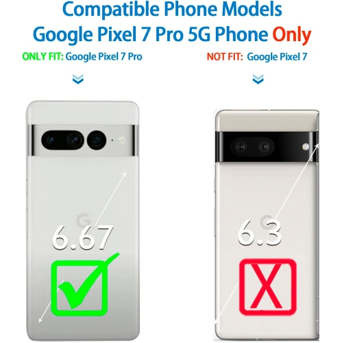 Étui Defender pour Pixel 7 Pro 5G de Google, antichoc robuste, hermétique à la poussière 3-en-1, antichoc robuste