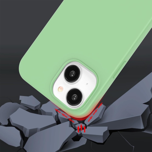 Étui à bandoulière pour iPhone 15 avec cordon, corde ajustable, étui souple en silicone liquide pour iPhone 15 6,1