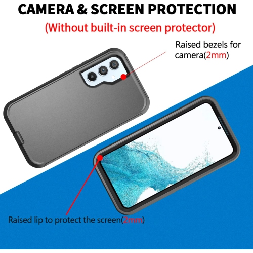 Étui Defender pour Samsung Galaxy A54 5G, [qualité militaire] 3-en-1 antichoc robuste, robuste