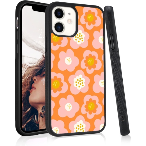 UNKNOWN  Flower Pattern for Iphone X/xs Case Shockproof Anti-Scratch Protective Cover Soft Tpu Hard Back Cute Slim Cell In Yellow