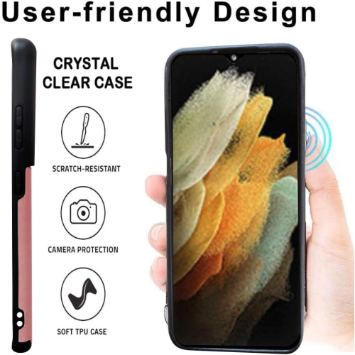 Étui pour Galaxy S21 Ultra 5G de Samsung, protecteur en caoutchouc TPUR flexible absorbant les chocs