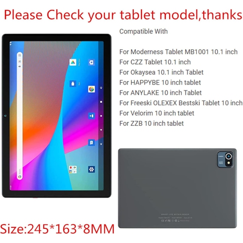 Case for MB1001 Tablet 10.1,Kids Friendly Silicone Case for Moderness MB1001/Okaysea 10.1 Tablet,for