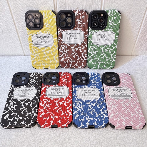 Compatible with iPhone 13 Pro Max Cute Case, Fashion Black Letter Graphics Pattern Soft TPU Protective Cover