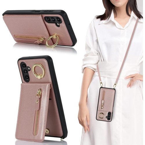Samsung Galaxy A13 5G Phone Case for Women with Card Holder,Samsung A13 Case Wallet Crossbody Lanyard