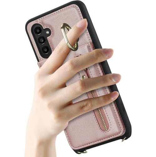 Samsung Galaxy A13 5G Phone Case for Women with Card Holder,Samsung A13 Case Wallet Crossbody Lanyard