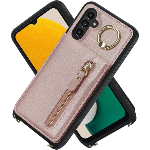 Samsung Galaxy A13 5G Phone Case for Women with Card Holder,Samsung A13 Case Wallet Crossbody Lanyard
