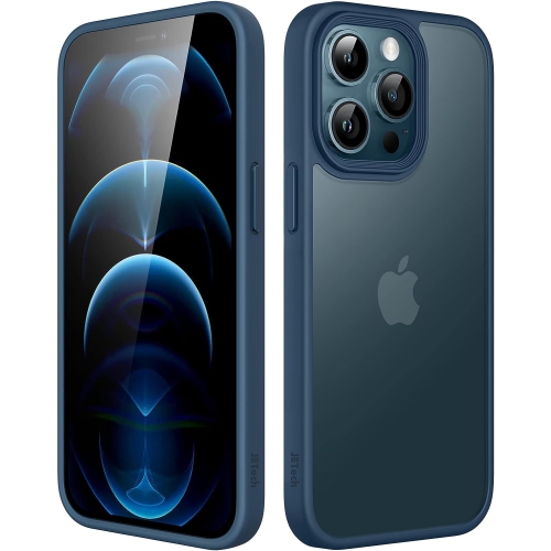 Matte Case for iPhone 12 Pro Max 6.7-Inch, Shockproof Military Grade Drop Protection, Frosted Translucent Back