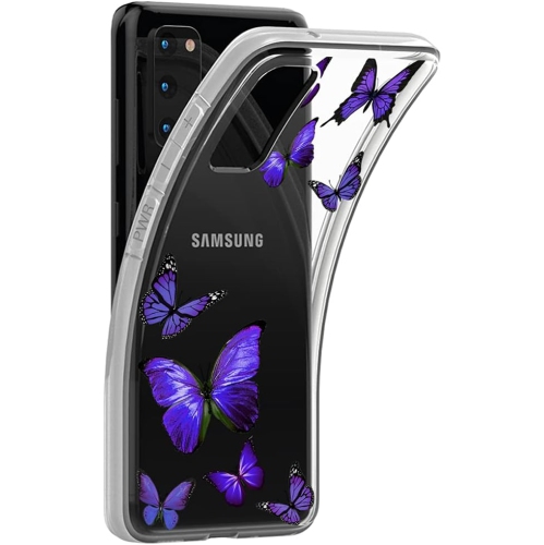 Case for Galaxy S20 5G 6.2", Samsung S20 Case for Girls, Slim Shockproof Clear Pattern TPU Back