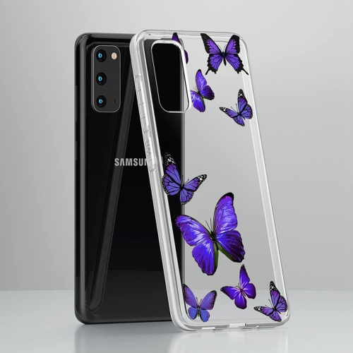 Case for Galaxy S20 5G 6.2", Samsung S20 Case for Girls, Slim Shockproof Clear Pattern TPU Back