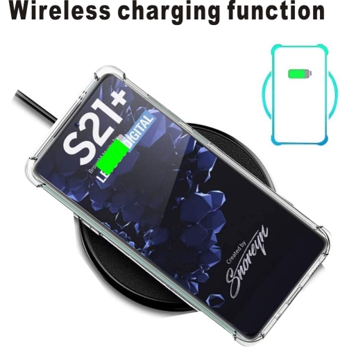Étui transparent pour Galaxy S21 plus 5G de Samsung, protecteur flexible en TPUR antichoc
