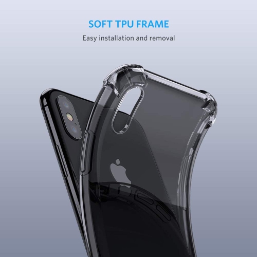 Case Compatible with iPhone Xs Max Case, with 4 Corners Shockproof Protection