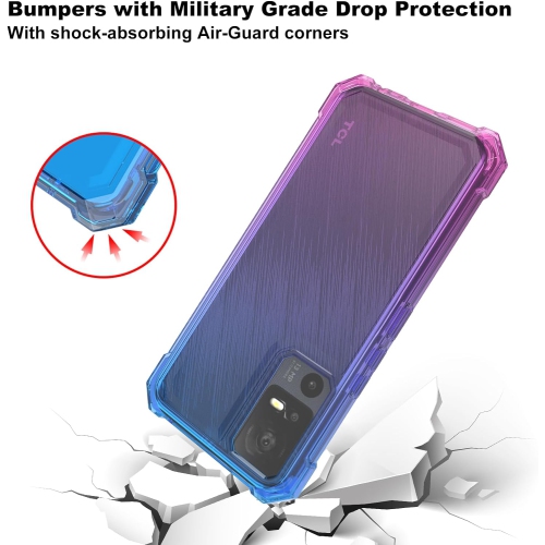 Phone Case for TCL 40 XE 5G, TCL 40 XE Case with Screen Protector, Dual Layer Structure Protection,