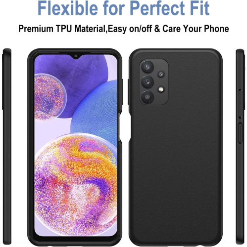 Case for Samsung Galaxy A23 5G/Galaxy A23 4G, Flexible TPU Shockproof Protective Phone Case Silky-Soft Touch