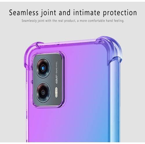 Pour étui Motorola G 5G 2023 avec protecteur d'écran, étui souple ultra-mince en TPUR pour téléphone avec coins renforcés transparents