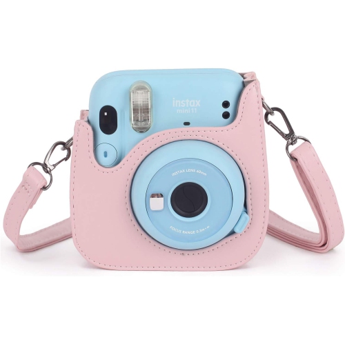 Instant Camera Protective Case Compatible with Instax Mini 11,PU Leather Bag with Pocket and Adjustable