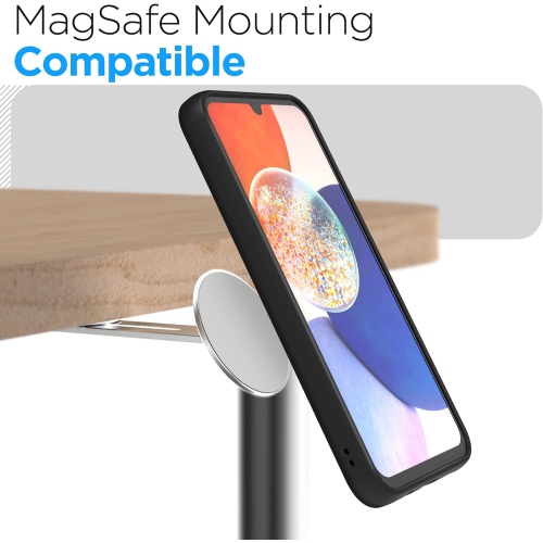 Magnetic Samsung Galaxy A14 5G Case with Phone Grip Kickstand - Compatible with MagSafe Accessories