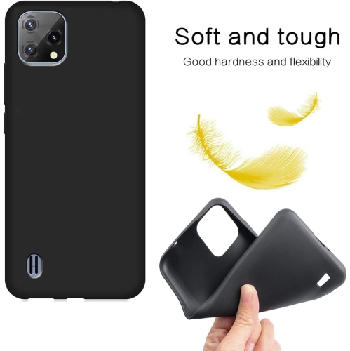 Case for Blackview A55 with 3 Tempered Glass Screen Protector, Flexible TPU Shockproof Protective Phone Case