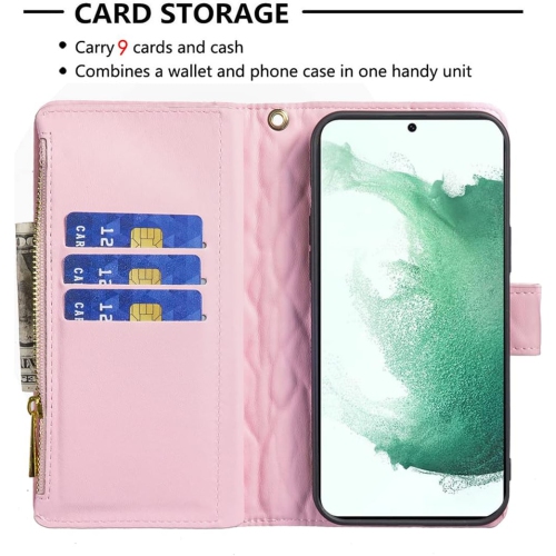 Phone Case for Samsung Galaxy S22 5G Wallet Cover with Tempered Glass Screen Protector and Leather Flip Credit