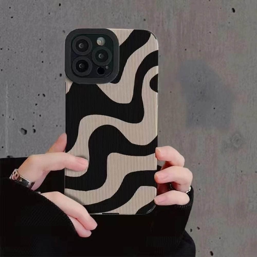 Compatible for iPhone 15 Pro MAX Case with Fashion Simple Cute Zebra Stripes Pattern Case for Women Girls Soft