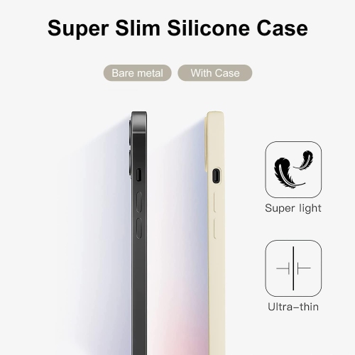 Étui Qiusuo conçu pour iPhone 13, étui pour téléphone à motif de vache brune ajusté et ajusté en silicone