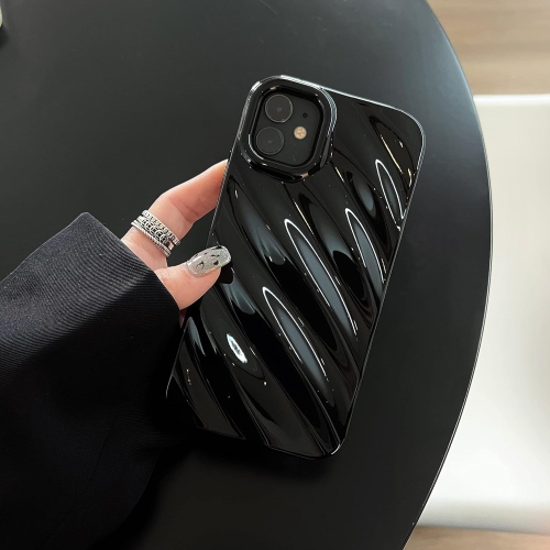 Cute Curly Wave Case for iPhone 11 6.1 inches, Water Ripple Pattern Phone Case Slim Shockproof Satin Glossy