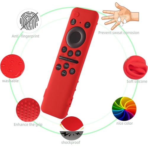 Silicone Remote Case for Samsung TV Remote 2023 Model BN59-01432a BN59-01432J Samsung Solar Cell Remote Control Cover
