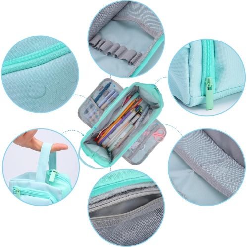 Big Capacity Pencil Case Pencil Pouch Pen Bag Large Organized Pen Case Office Supplies Stationery Pencil Box