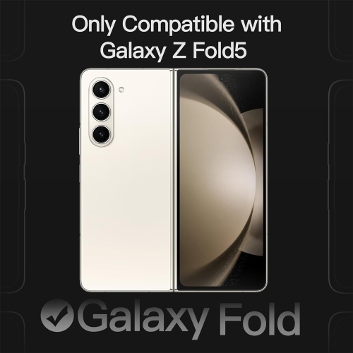 Étui pour Samsung Galaxy Z Fold 5 2023 avec protection à charnière, protection robuste et robuste pour téléphone PC,