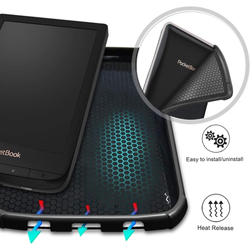 Custer Cover Case for Pocketbook 606/616/627/628/632/632 Plus/632 Aqua/633/Colour/Touch Lux 4/Touch Lux 5/Basic