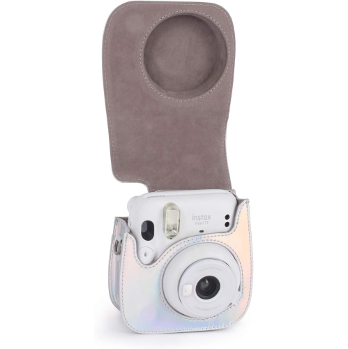 Instant Camera Protective Case Compatible with Instax Mini 11,PU Leather Bag with Pocket and Adjustable