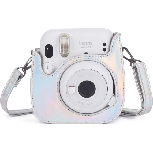 Instant Camera Protective Case Compatible with Instax Mini 11,PU Leather Bag with Pocket and Adjustable