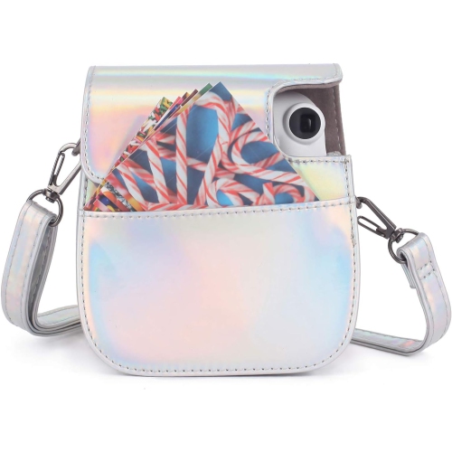 Instant Camera Protective Case Compatible with Instax Mini 11,PU Leather Bag with Pocket and Adjustable