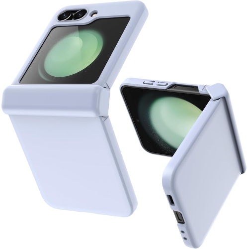 for Samsung Galaxy Z Flip 5 Case with Hinge Protection, Slim Thin Shockproof Hard Protective Phone Case Cover