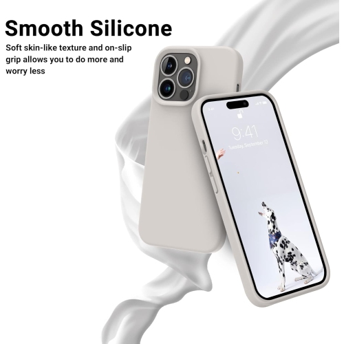 Designed for iPhone 14 Pro Case, Silicone Shockproof Slim Thin Phone Case for iPhone 14 Pro 6.1 inch