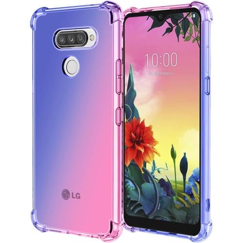 Pour LG K50 Étui pour LG Q60 Étui transparent cute coloré Design mince Étui souple en TPUR