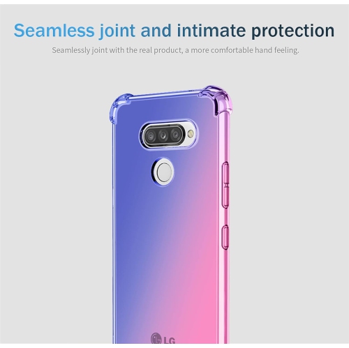 Pour LG K50 Étui pour LG Q60 Étui transparent cute coloré Design mince Étui souple en TPUR