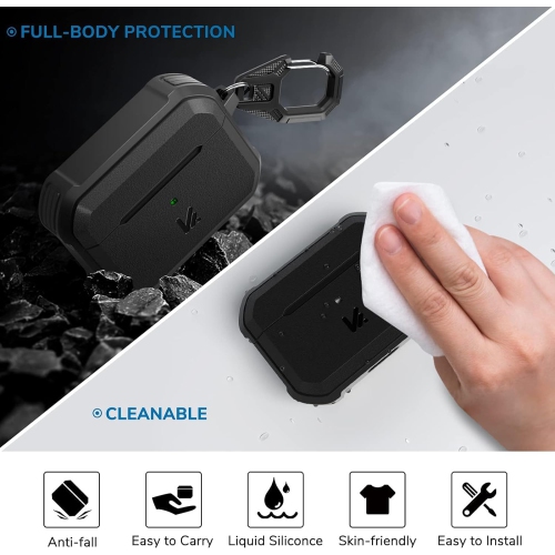 AirPods Pro 2nd/1st Generation Case, Airpods Pro 2 Case Full Protective Hard Cover for Apple AirPods Pro 1st/2nd