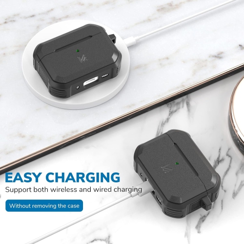 AirPods Pro 2nd/1st Generation Case, Airpods Pro 2 Case Full Protective Hard Cover for Apple AirPods Pro 1st/2nd