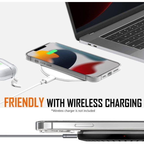 iPhone 13 Case, iPhone 13 Cute Case with Flowers, for Girls Woman, Clear Floral Design Ocean Sea Japanese Wave