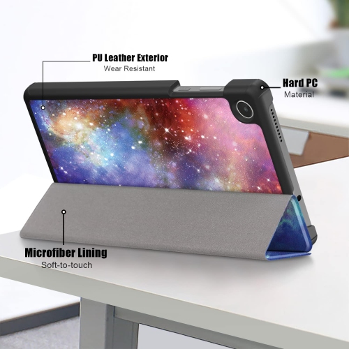 Case for Lenovo Tab M8 (TB-300FU) - Lightweight Tri-Fold Stand Shell Case Cover for Lenovo Tab M8