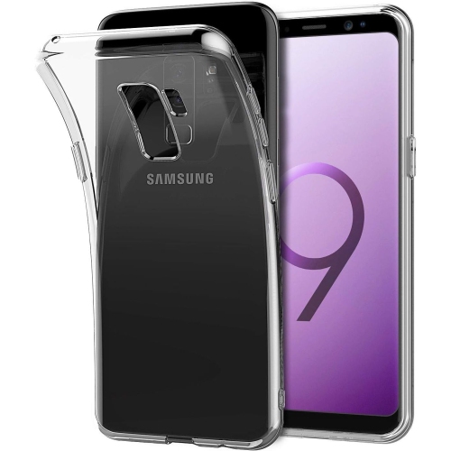 [Clear] Étui pour Samsung Galaxy S9, étui mince souple antichoc en TPUR léger et transparent