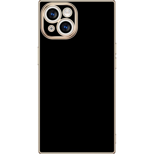 UNKNOWN  Square Case Compatible With Iphone 12 Pro - Slim, Glossy, Solid Color Plated, Easy to Hold, Anti-Scratch, In Gold